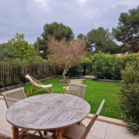 - Giens 1 4 Personnes Jardin Plancha Parking Prive - Olivier Apartment Hyeres